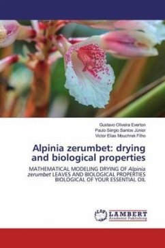 Alpinia zerumbet: drying and biological properties