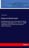 Essays on church music: