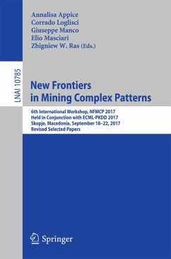 New Frontiers in Mining Complex Patterns (eBook, PDF)