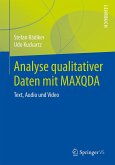 Analyse qualitativer Daten mit MAXQDA (eBook, PDF)