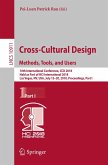 Cross-Cultural Design. Methods, Tools, and Users (eBook, PDF)