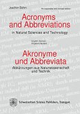 Acronyms and Abbreviations in Natural Science and Technology / Akronyme und Abbreviata - Abkürzungen aus Naturwissenschaft und Technik (eBook, PDF)