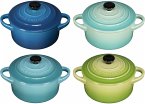 4x1 Le Creuset Mini Braeterset m.Deckel 10x5cm, Meeresbrise 4x1 Le Creuset Mini Braeterset m.Deckel 10x5cm, Meeresbrise