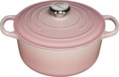 Cover Le Creuset Signature Gusseisen- Braeter rund 24cm shellpink