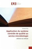 Application du système contrôle de qualité au service microbiologie Application du système contrôle de qualité au service microbiologie