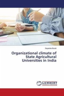 Organizational climate of State Agricultural Universities in India