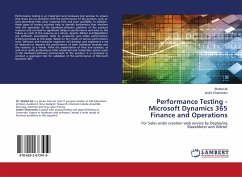 Performance Testing - Microsoft Dynamics 365 Finance and Operations