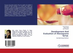 Development And Evaluation of Atovaquone Syrup. - Shimple, Savita;Wadd, Neeta;Tribhuvan, Nitin