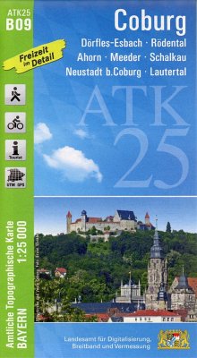 Cover ATK25-B09 Coburg (Amtliche Topographische Karte 1:25000)