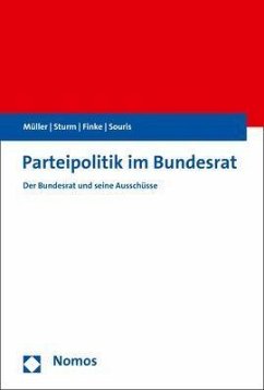 Parteipolitik im Bundesrat - Müller, Markus M.;Sturm, Roland;Finke, Patrick