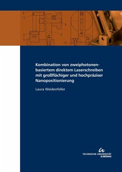 Kombination von zweiphotonenbasiertem direktem Laserschreiben mit großflächiger und hochpräziser Nanopositionierung - Weidenfeller, Laura