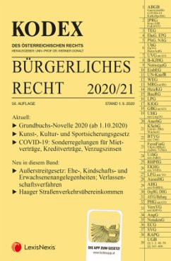 Cover KODEX Bürgerliches Recht 2020/21