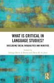 What Is Critical in Language Studies (eBook, ePUB)