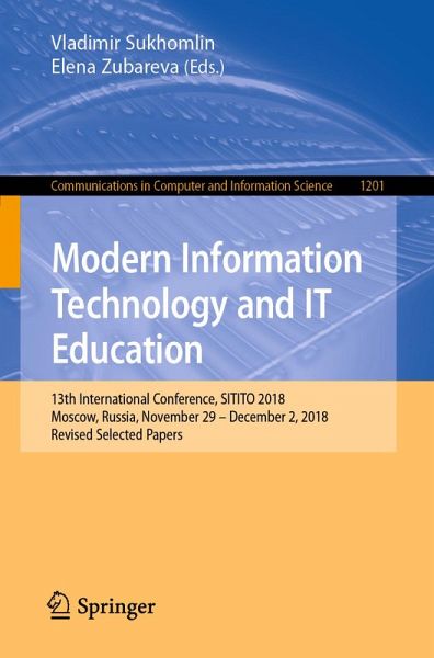 Modern Information Technology and IT Education (eBook, PDF)