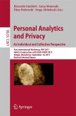 Personal Analytics and Privacy. An Individual and Collective Perspective (eBook, PDF)