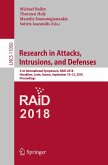 Research in Attacks, Intrusions, and Defenses (eBook, PDF)