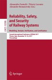 Reliability, Safety, and Security of Railway Systems. Modelling, Analysis, Verification, and Certification (eBook, PDF)