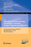 Information and Communication Technologies in Education, Research, and Industrial Applications (eBook, PDF)