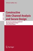 Constructive Side-Channel Analysis and Secure Design (eBook, PDF)