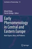 Early Phenomenology in Central and Eastern Europe (eBook, PDF)