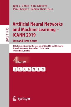 Cover Artificial Neural Networks and Machine Learning - ICANN 2019: Text and Time Series (eBook, PDF)