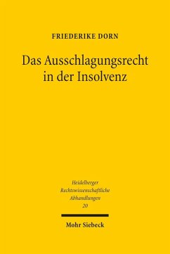 Das Ausschlagungsrecht in der Insolvenz (eBook, PDF) - Dorn, Friederike