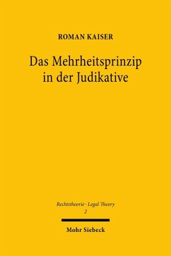 Das Mehrheitsprinzip in der Judikative (eBook, PDF) - Kaiser, Roman