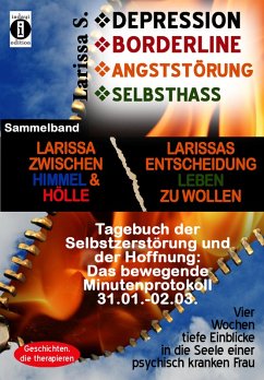 DEPRESSION - BORDERLINE - ANGSTSTÖRUNG - SELBSTHASS: Sammelband (eBook, ePUB) - S., Larissa