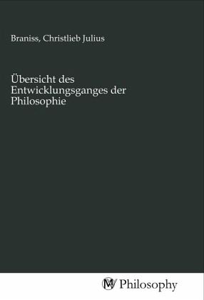 Übersicht des Entwicklungsganges der Philosophie Übersicht des Entwicklungsganges der Philosophie