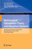 Mathematical Optimization Theory and Operations Research