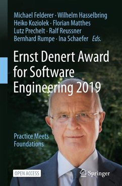 Ernst Denert Award for Software Engineering 2019