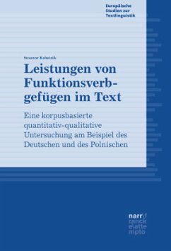 Leistungen von Funktionsverbgefügen im Text - Kabatnik, Susanne