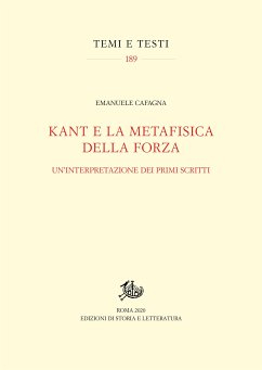 Kant e la metafisica della forza (eBook, PDF) - Cafagna, Emanuele