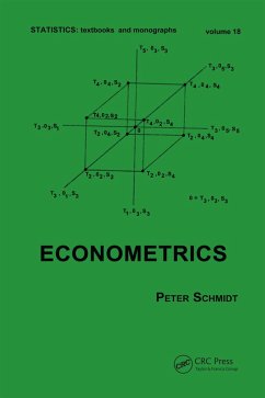 Econometrics (eBook, PDF) - Schmidt, Peter