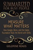 Summarized for Busy People - Measure What Matters (eBook, ePUB)