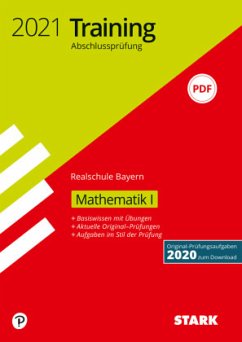 Cover STARK Training Abschlussprüfung Realschule 2021 - Mathematik I - Bayern