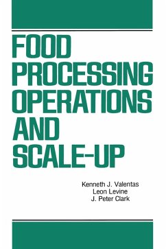 Food Processing Operations and Scale-up (eBook, ePUB) - Valentas, Kenneth J.; Clark, J. Peter; Levin, Leon