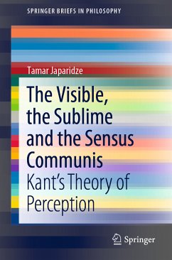 The Visible, the Sublime and the Sensus Communis (eBook, PDF) - Japaridze, Tamar