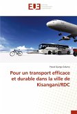 Pour un transport efficace et durable dans la ville de Kisangani/RDC