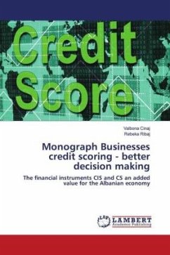 Monograph Businesses credit scoring - better decision making