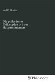 Die philonische Philosophie in ihren Hauptmomenten