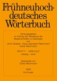 stössig - süne / Frühneuhochdeutsches Wörterbuch Band 11/Lieferung 2