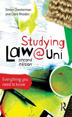 Studying Law at University (eBook, ePUB) - Chesterman, Simon; Rhoden, Clare
