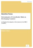 Determinants of Cross-Border M&As in Developing Countries (eBook, PDF)