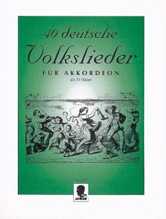 Cover 40 deutsche Volkslieder für Akkordeon
