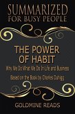 The Power of Habit - Summarized for Busy People (eBook, ePUB)