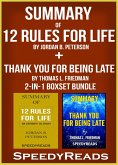 Summary of 12 Rules for Life: An Antidote to Chaos by Jordan B. Peterson + Summary of Thank You for Being Late by Thomas L. Friedman 2-in-1 Boxset Bundle (eBook, ePUB)