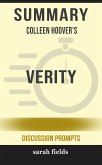 Summary: Colleen Hoover''s Verity (eBook, ePUB)