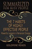 The 7 Habits of Highly Effective People - Summarized for Busy People (eBook, ePUB)