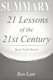 Summary of 21Lessons for the 21st Century by Yuval Noah Harari (eBook, ePUB)
